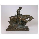 D.S. Bardos Rider on Horse Sculpture