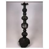 Tall Filigree vintage pillar candleholder