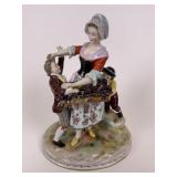 Early Hand Painted porcelain figurine