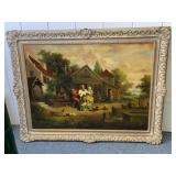 Signed Cameron framed Oil on canvas