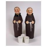 2 Goebel Friar Decanters