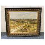 Framed B. Welch oil on canvas