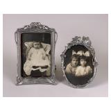 2 Artmetal Elias Pewter Silver Frames