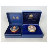 2 Halcyon Christmas trinket boxes