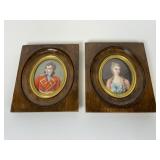 Artist signed hand painted on paper art