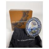 Jay Strongwater Blue Delft Garden Emilia Frame;