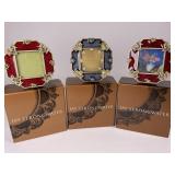 Jay Strongwater Octagonal Mini Frames Lot