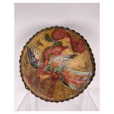 Antique Oriental Handpainted Drum