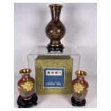 Vintage Oriental cloisonné Wear & Stands