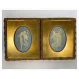 Vintage Limoges Cameo plaques