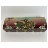 Early Celluloid Glove box w/ hunt scene