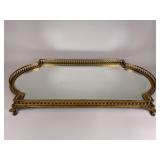 Fabulous bronze beveled Mirror Tray