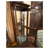 Modern Curio Cabinet with Glass Doors