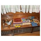 Books & Records with Decorative Items
