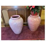 Matching Pottery Vases