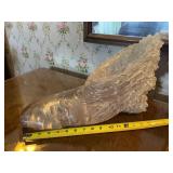 Glass Freeform Slipper Sculpture