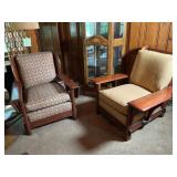 Maple Chairs & Convertible Armrest Tables