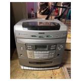 Sony CD & Radio Tape Player with Speakers