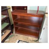 Mahogany Bookcase with Adjustable Shelves