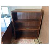 Art Deco Style Mahogany Bookcase with Shelves