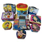 Wonder Woman Lunch Pails & Tins Group of 9