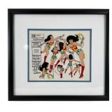 Wonder Woman Cells & Action Poses 1978