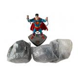 3 1996 Hallmark Superman & Batman DC Mini Statues