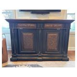 Media Console Cabinet with Sliding Doors