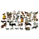 43 Miniature Glass Dog Ornaments