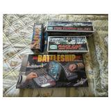 Game Lot: Battleship, Jenga, Hess Trucks