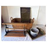 Primitive Custom Household Lot, 5 Pieces