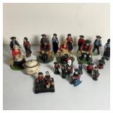 Cast Iron Amish Family Figurines Lot