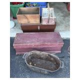 Wooden Tool Boxes and Crates Lot