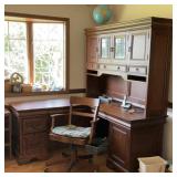 Office Desk Set with Chair and File Cabinet