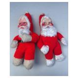 Vintage Rubber Faced Santa Claus Plush Doll