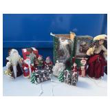 Christmas Cookie Jars, Ceramic Houses, Dolls