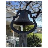 Late 19th C.S. Bell Co. Cast Iron Farm Bell