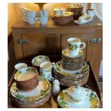 Stangl Sculptured Fruit Dinnerware