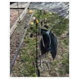 Outdoor Yard Art with Copper Sections