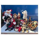 Large Christmas Light Santa Lot, 25 Inches