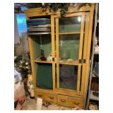 Large Showcase with Glass Sliding Doors