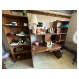 Bookcase Desk Unit with Two Book Units