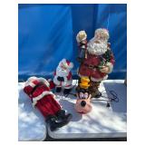 Vintage Santa Claus with Rubber Face, 29 in