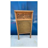 Maid-Rite Brass Washboard, Columbus Washboard