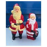 19-Inch Santa Claus Low Mold Figures