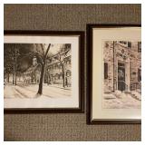 2 Framed Fred Bees Artwork Pieces