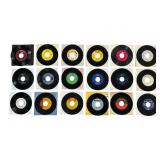 18 Collectible 45 RPM Records