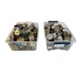 Two Bins of Dave Pots, Various Models