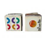 Long Box of 45 RPM Records, Various Artists