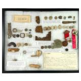 Civil War Relics Display